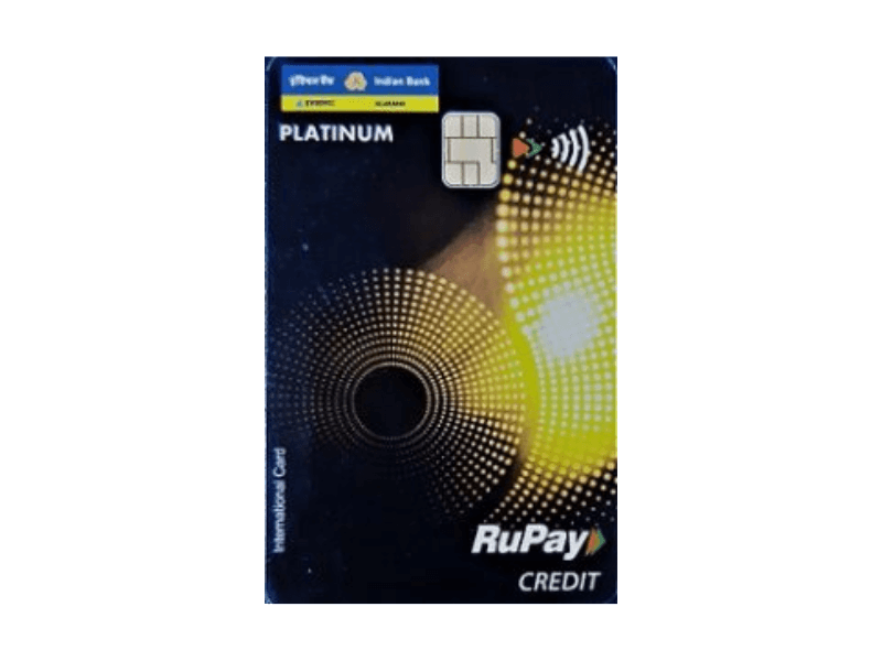 Indian Bank RuPay Platinum Credit Card